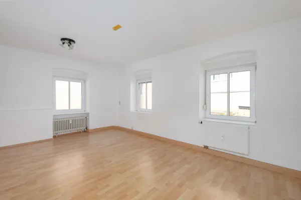 Wohnzimmer EGder Immobilien: Attraktives Immobilienensemble mit Potenzial – Wohnen, Vermieten, Entwickeln! (Foto)