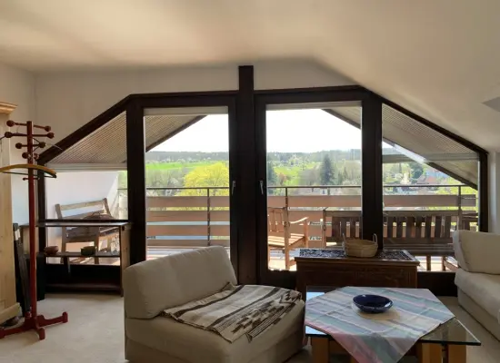 Unteres Zimmerder Immobilien: Interessante DG-Wohnung mit Ausblick (Foto)
