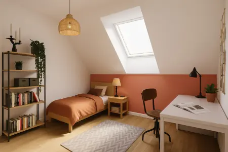 Visualisierung Zimmer der Immobilien: Traumhafte, schlüsselfertige Neubau-Dachgeschosswohnung mit Balkon und flexibler Raumaufteilung (Foto)