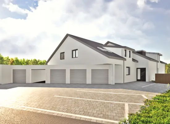 Außenansichtder Immobilien: Letzte Gartenwohnung im Neubau – Gestalten Sie Ihr persönliches Traumzuhause (Foto)