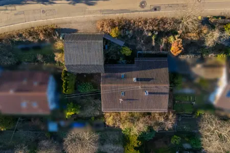 Luftansicht der Immobilie: Ihr Projekt zum Traumhaus! Wohnen und Arbeiten in Aussichtslage! (Foto)