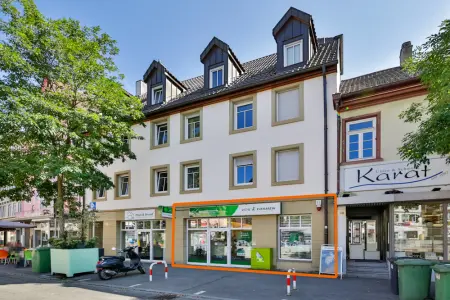 Straßenansichtder Immobilien: Ladenlokal in 1-A Lage von Bretten!! (Foto)