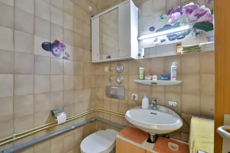 WC mit Waschbeckender Immobilien: Kapitalanleger aufgepasst: Vermietete Ladenfläche in Bad Herrenalb (Foto)