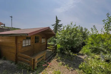 Gartenhaus der Immobilie: Wohnen im Grünen: Zeitloser Bungalow mit Gartenparadies (Foto)