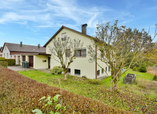 Straßenansichtder Immobilien: Traumhafte Ortsrandlage in Lienzingen (Foto)