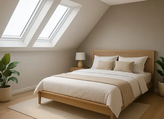 Impression Schlafzimmer  der Immobilie: Wohntraum auf zwei Ebenen – Neubauqualität in historischer Hülle (Foto)