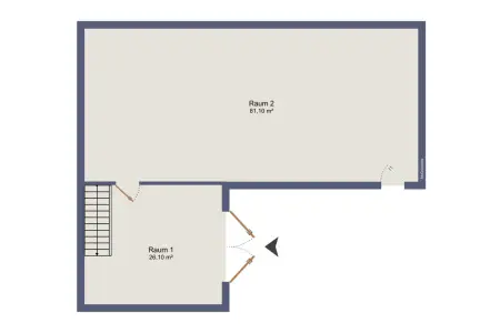Hinterhaus EGder Immobilien: Eine gute Adresse für Ihr Geld!
Wohn- und Geschäftshaus in Karlsruhe-Mühlburg zu verkaufen (Grundriss)