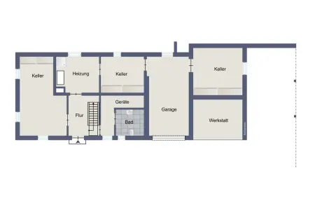 Erdgeschossder Immobilien: Handwerker und Bastler aufgepasst! Großes Wohnhaus mit viel Potential und verschiedenen Nutzungsmöglichkeiten (Grundriss)