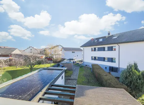 Ausblick DG auf Gartender Immobilien: Kleines Wohnhaus mit schönem Grundstück (Foto)