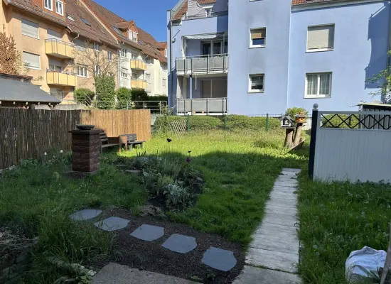 Kleiner Gartenbereichder Immobilien: Charmantes und denkmalgeschütztes 5-Fam-Haus in Pforzheim mit Mietsteigerungspotenzial! (Foto)