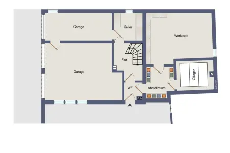 Grundriss Kraftstr. 6/1 - EGder Immobilien: Kapitalanleger aufgepasst: Jetzt zugreifen! (Grundriss)