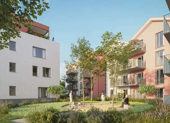 Visualisierung Schnellermühlen Quartier der Immobilien: Seniorengerechtes Wohnen im Pfinztal - Schnellermühlen Quartier (Foto)