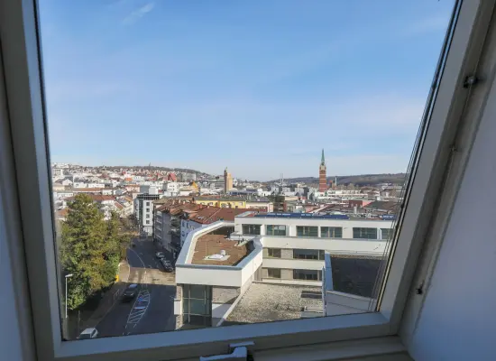 Aussichtder Immobilien: Über den Dächern von Pforzheim arbeiten! (Foto)