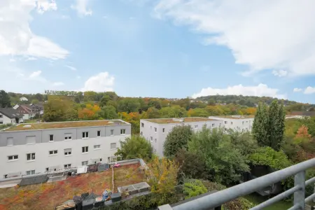 Aussicht Balkon der Immobilie: Südwestsonne & Loftcharme – Ihr moderner Rückzugsort mit Charakter + Energieklasse A! (Foto)