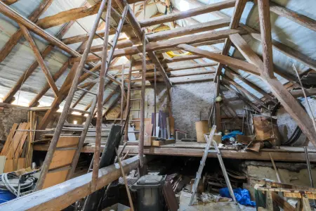 Unausgebauter Dachstuhl Scheuneder Immobilien: Hier lebt Geschichte, hier beginnt Zukunft - Vielfalt unter zwei Dächern! (Foto)