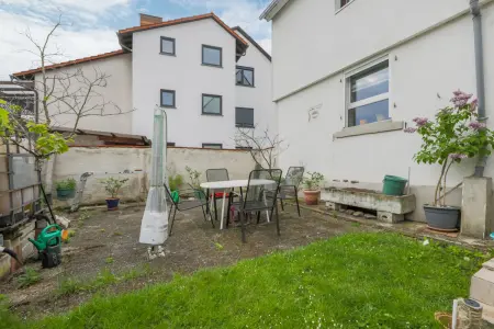 Terrasse der Immobilie: Einfamilienhaus mit großem Garten in ruhiger Lage von Dettenheim (Foto)