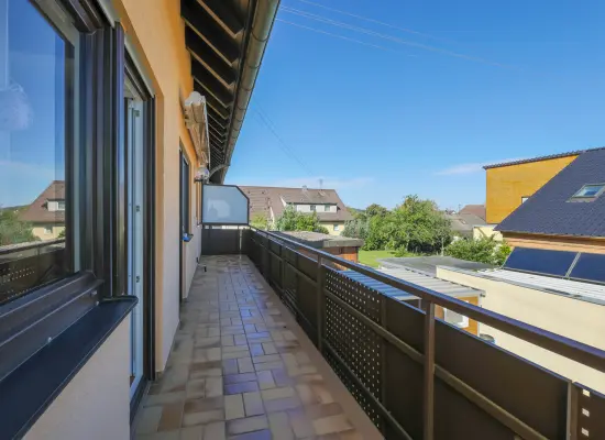 Balkon EG der Immobilie: Ab auf's Land - hier lässt es sich Leben! (Foto)