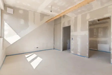 Schlafzimmer mit Ankleideder Immobilien: „Familienglück im Reihenhaus – Viel Raum, viel Licht und Ihr eigener Garten“ (Foto)