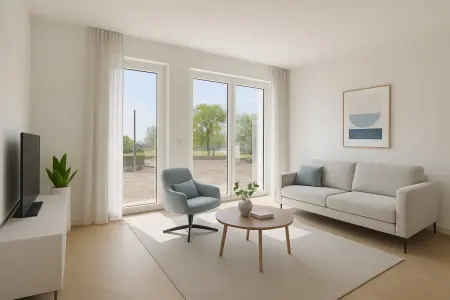 Impression Wohnbereich der Immobilien: „Familienglück im Reihenhaus – Viel Raum, viel Licht und Ihr eigener Garten“ (Foto)