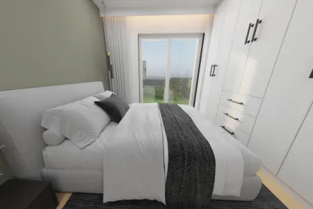 Visualisierung Schlafender Immobilien: Erdgeschoss-Highlight mit 3 Zimmern, 2 Bädern & großer Terrasse (Foto)