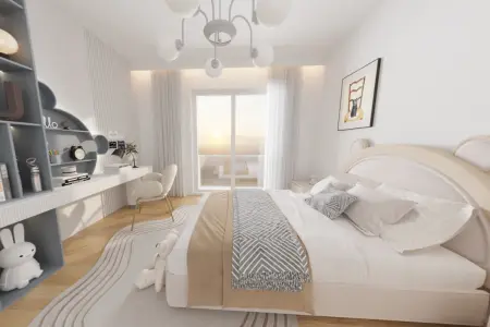Visualisierung Kinderzimmer der Immobilien: Licht. Raum. Lebensqualität – 4-Zimmer-Wohnung mit großzügiger Loggia (Foto)
