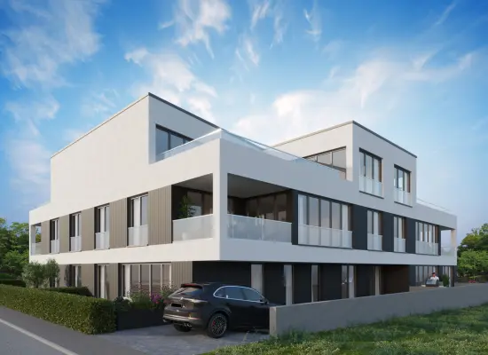 Visualisierung der Immobilien: Stilvolles Penthouse – 195 m² Wohnkomfort mit zwei Dachterrassen (Foto)