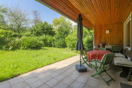 Terrasse der Immobilie: Ruhige Feldrandlage! Großzügiges Einfamilienhaus mit Garten in Pfinztal-Söllingen (Foto)