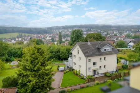Luftansicht 1 der Immobilie: Moderne Loftwohnung - Naturnah und hyggelig! (Foto)