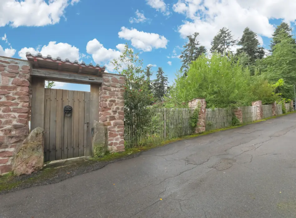 Straßenansicht der Immobilie: Modernes Einfamilienhaus in ruhiger, naturnaher Lage mit Panoramablick! (Titelbild)