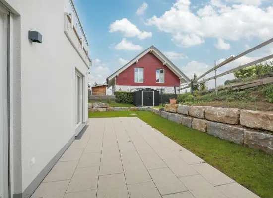 Terrasse der Immobilie: Gartenglück (Foto)