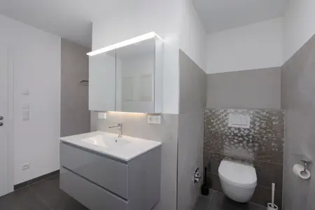 Badezimmer der Immobilie: Gartenglück (Foto)