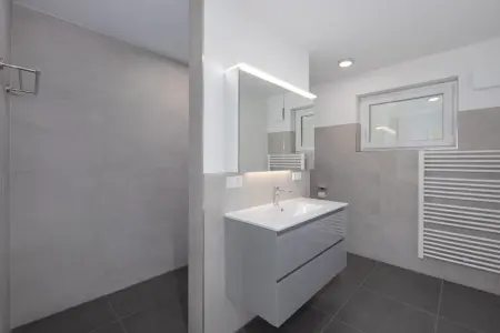 Badezimmer der Immobilie: Gartenglück (Foto)
