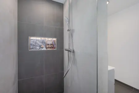 Badezimmer der Immobilie: Gartenglück (Foto)