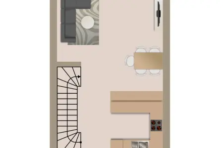 Erdgeschoss der Immobilie: Neubau-Ausbauhaus in Feldrandlage – Ihr Zuhause zum Selbstgestalten (Grundriss)