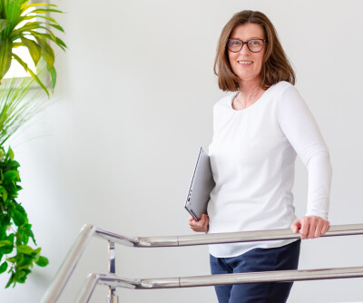 Mitarbeiterin Gabriele Sauer