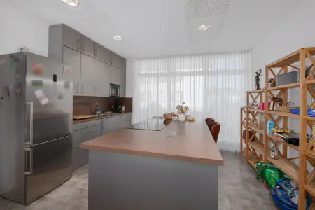 Küche der Immobilie: Außergewöhnliche 4,5-Zimmer-Wohnung mit Loftcharakter – großzügiges Wohnen im auf dem Land stadtnah (Foto)