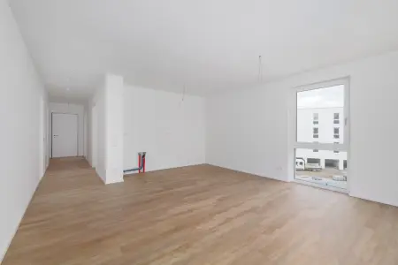 Wohnen/Kochen/Essen und Diele der Immobilie: LebENZwert - die besondere Wohnanlage!
Moderne und barrierefreie 2-Zi.-Wohnung mit Loggia (Foto)